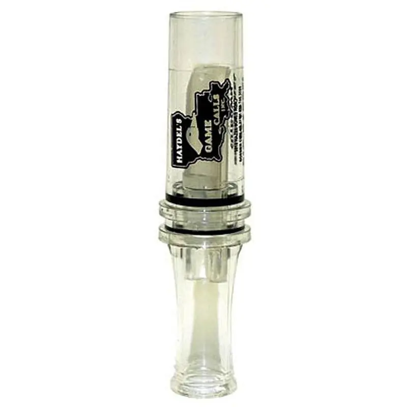 Haydels BC10 Big Barreled Single Reed Duck Call Mallard Acrylic/Polycarbonate Clear
