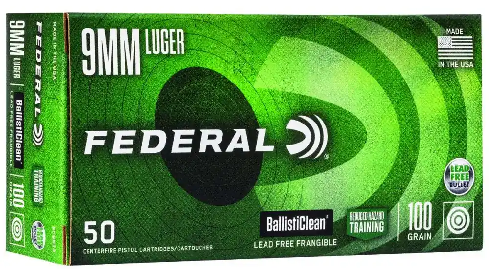 Fed Ballisticlean 9mm 100gr Fran