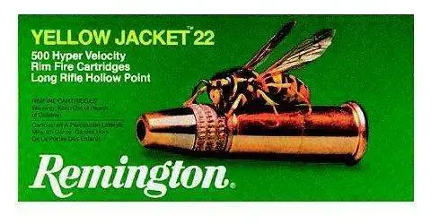 Remington Ammunition 1722 Yellow Jacket 22 LR 33 gr Truncated Cone Hollow Point (TCHP) 50 Round Box