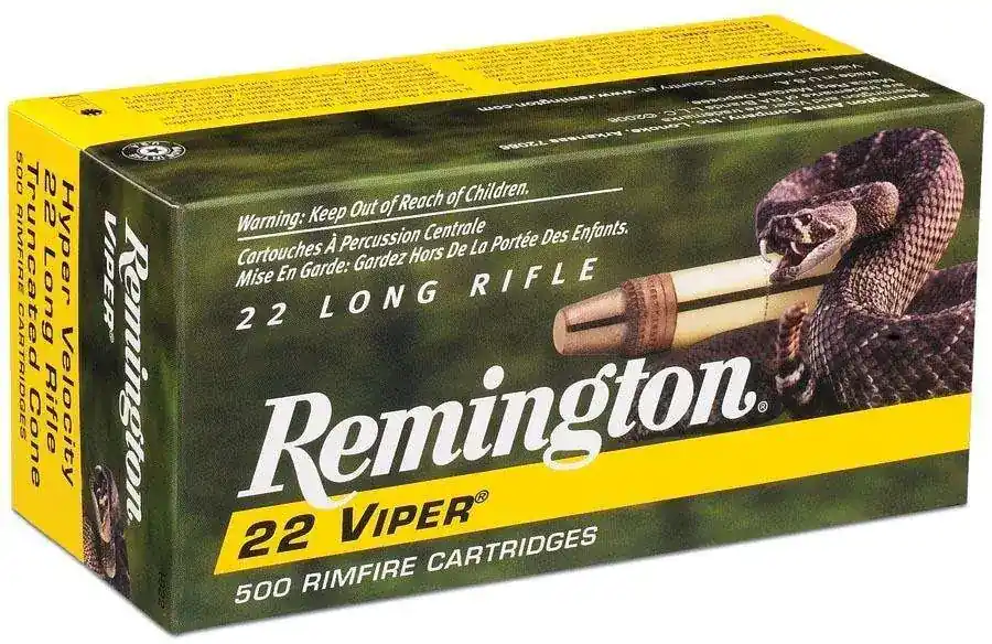 Remington Ammunition 1922 Viper 22 LR 36 gr Truncated Cone Solid 50 Round Box