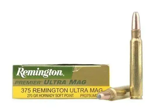 Remington Ammunition PR375UM2 High Performance 375 RUM 270 gr Core-Lokt Soft Point 20 Round Box