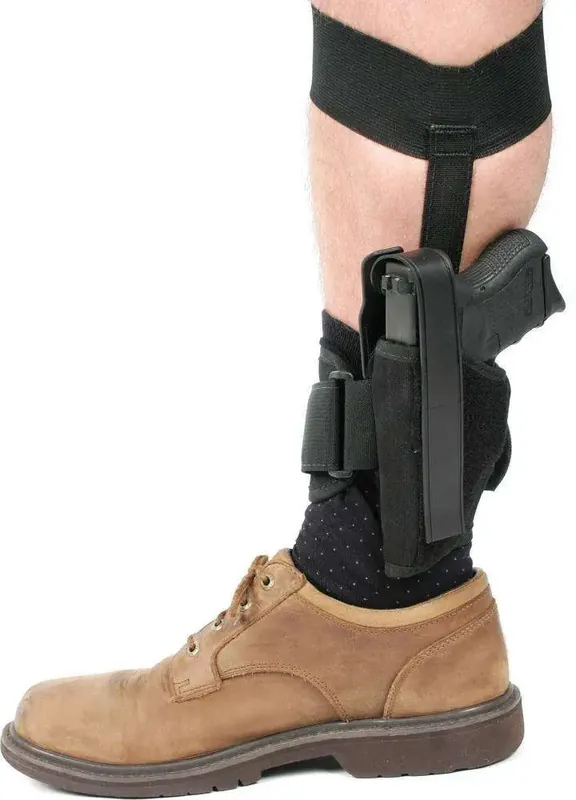 Blackhawk 40AH10BKL Ankle Black Cordura 1000D Nylon Ankle Small Autos Left Hand Size 10