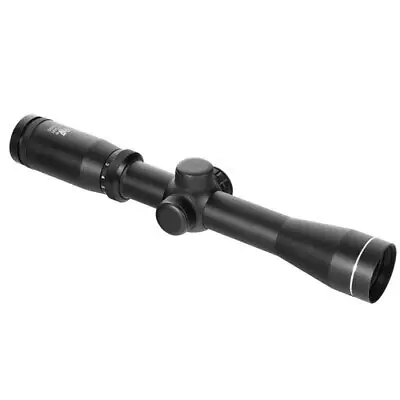 NCStar SEPB2732B Pistolero 2-7x 32mm Obj 14.00-4.50 ft @ 100 yds FOV 1" Tube Black Finish Illuminated Red Plex