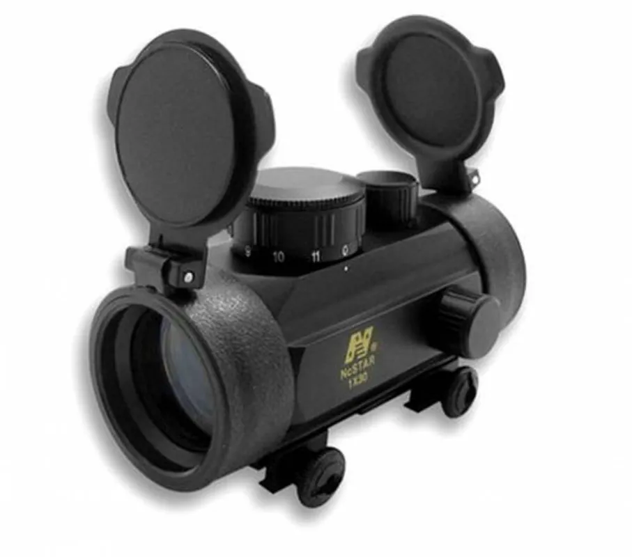 NCStar DBB130 Tube Reflex Optic 1x 30mm Obj Illuminated Red Dot Black Anodized CR2032 Lithium (3)