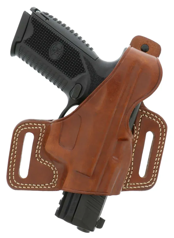 Galco SIL212 Silhouette High Ride Belt 1911 5" Leather Tan