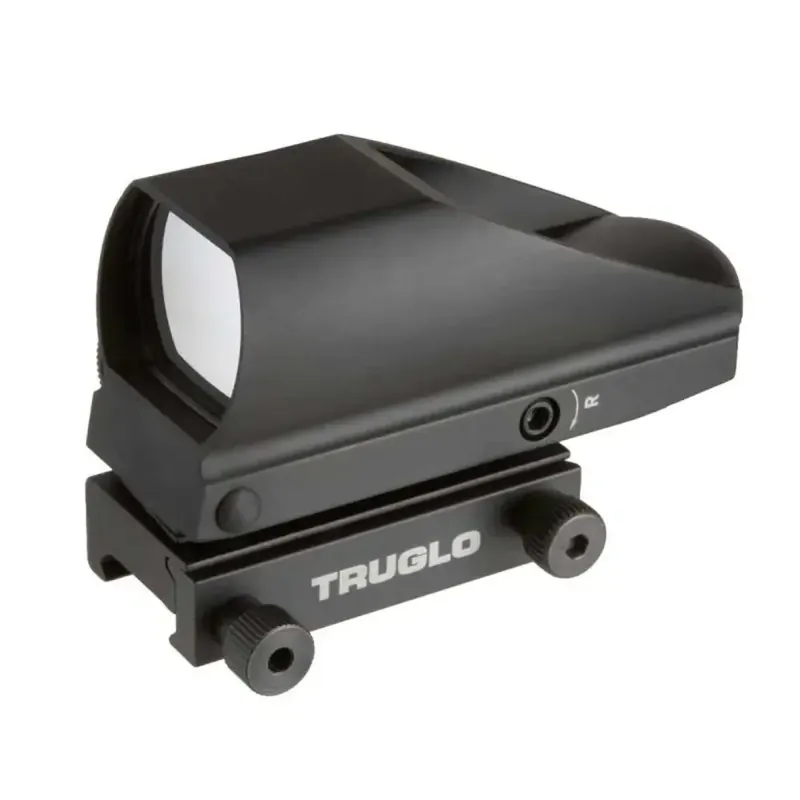 Truglo TG8380BN Tru-Brite 1x 34mm Illuminated 4 Pattern Red/Green CR2032 Lithium Black Matte