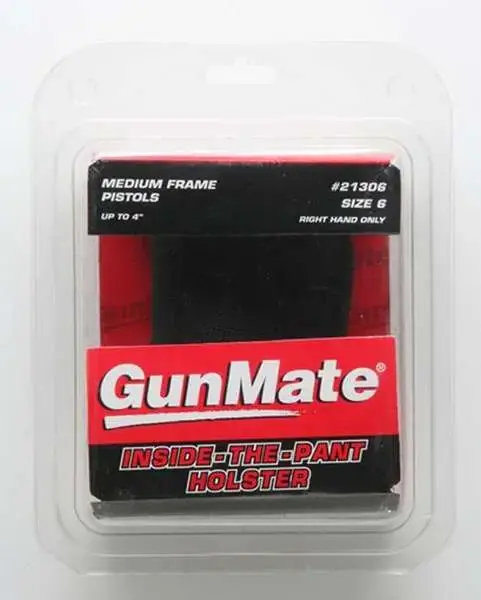 Uncle Mikes 21306 Gun Mate Black Synthetic IWB Up to 4" Barrel Right Hand