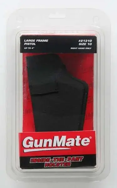 Uncle Mikes 21310 Gun Mate Black Synthetic IWB Up to 4" Barrel Right Hand