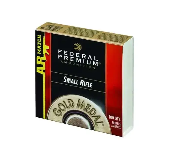 Federal GM205MAR Premium Gold Medal Small AR Rifle Primers 1000 total packed 10 boxes of 100