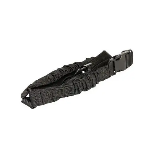 Aim Sports AOPS One Point Bungee Sling 1.25" W x 25" L Black Elastic Webbing Rifle