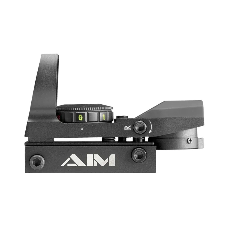 Aim Sports RT403 Reflex Classic Edition 1x 34mm 1 MOA Dual Illuminated Red/Green 4 Pattern CR2032 Lithium Black