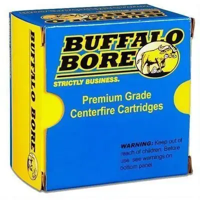Buffalo Bore Ammunition 45-255/20 Outdoorsman 45 ACP +P 255 gr Hard Cast Flat Nose (HCFN) 20 Round Box