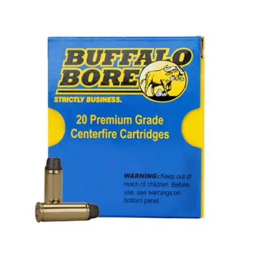 Buffalo Bore Ammunition 7C/20 Pistol 454 Casull 360 gr Lead Wide Nose (LWN) 20 Round Box