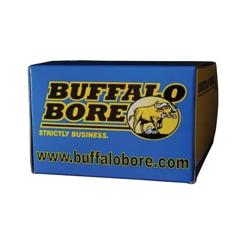 Buffalo Bore Ammunition 18B/20 Pistol 500 S&W Mag 440 gr Gas Checked Lead Flat Nose 20 Round Box