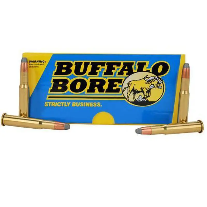 Buffalo Bore Ammunition 28A/20 Heavy 30-30 Win 190 gr Semi Jacketed Flat Point (SJFP) 20 Round Box