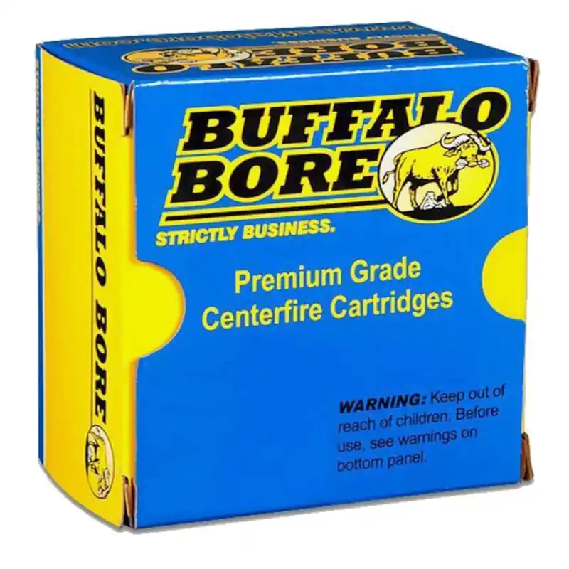 Buffalo Bore Ammunition S308175/20 Sniper 308 Win 175 gr Boat Tail Hollow Point (BTHP) 20 Round Box