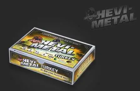 Hevishot 33345 Hevi-Metal Turkey 12 Gauge 3.5 1 1/2 oz 4,6 Shot 5 Round Box