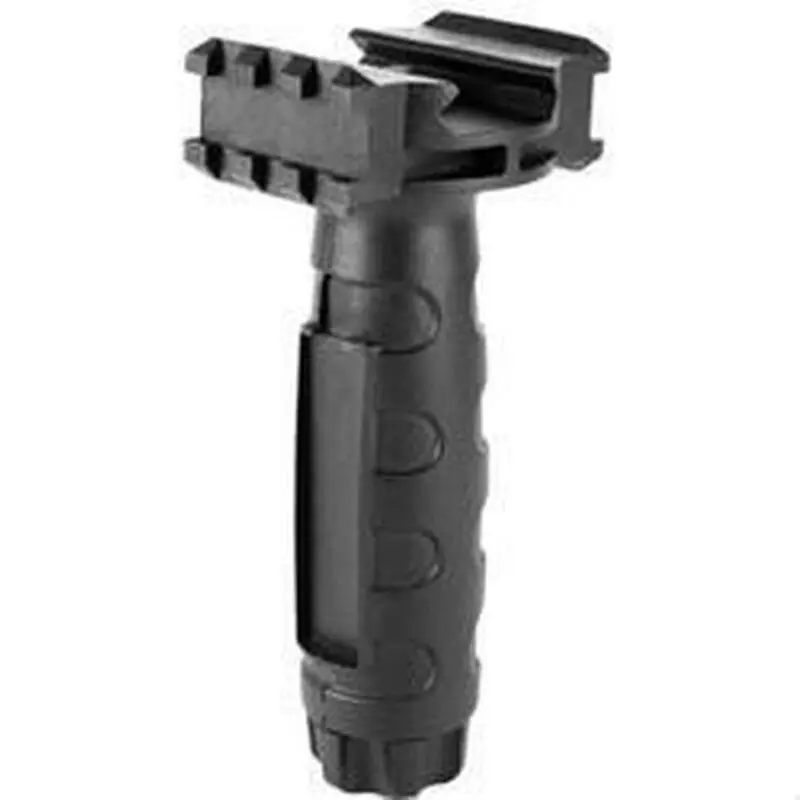 Aim Sports PJTGR Tactical Vertical Grip Polymer with Side Rails Black