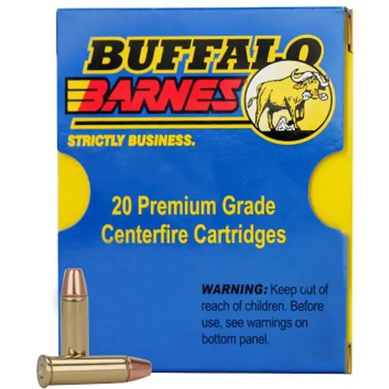 Buffalo Bore Ammunition 23D/20 Standard Pressure Lead-Free 40 S&W 125 gr Barnes TAC-XP Lead Free 20 Round Box