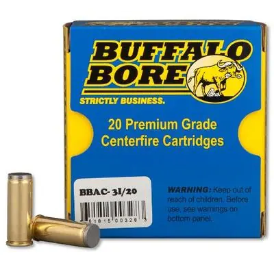 Buffalo Bore Ammunition 3I/20 Anti-Personnel 45 Colt (LC) 225 gr Hard Cast Wadcutter (HCWC) 20 Round Box