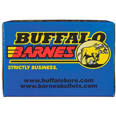 Buffalo Bore Ammunition 52D/20 Buffalo-Barnes Premium 338 Win Mag 210 gr Barnes Tipped TSX Lead Free 20 Round Box