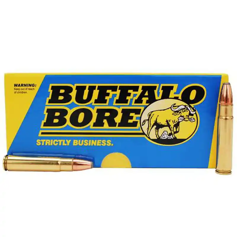 Buffalo Bore Ammunition 17A/20 Heavy 35 Remington 220 gr Semi Jacketed Flat Point (SJFP) 20 Round Box