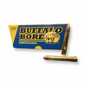 Buffalo Bore Ammunition 11C/20 Heavy 38-55 Win 255 gr Semi Jacketed Flat Point (SJFP) 20 Round Box