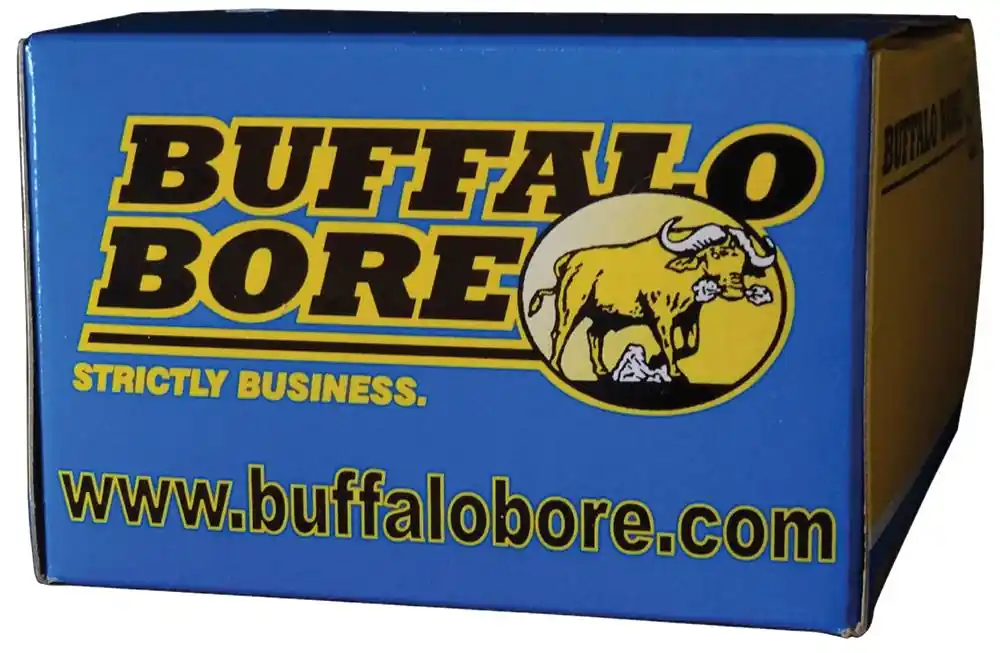 Buffalo Bore Ammunition 9B/20 Heavy 444 Marlin 300 gr Semi Jacketed Flat Point (SJFP) 20 Round Box