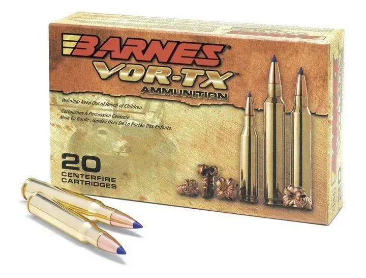 Barnes Bullets 22013 VOR-TX Rifle 300 Wthby Mag 180 gr Tipped TSX Boat Tail 20 Round Box