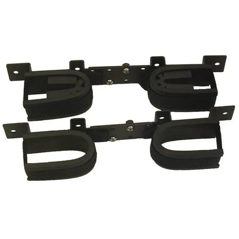 Rugged Gear 10075 Gun Rack Overhead Black Steel