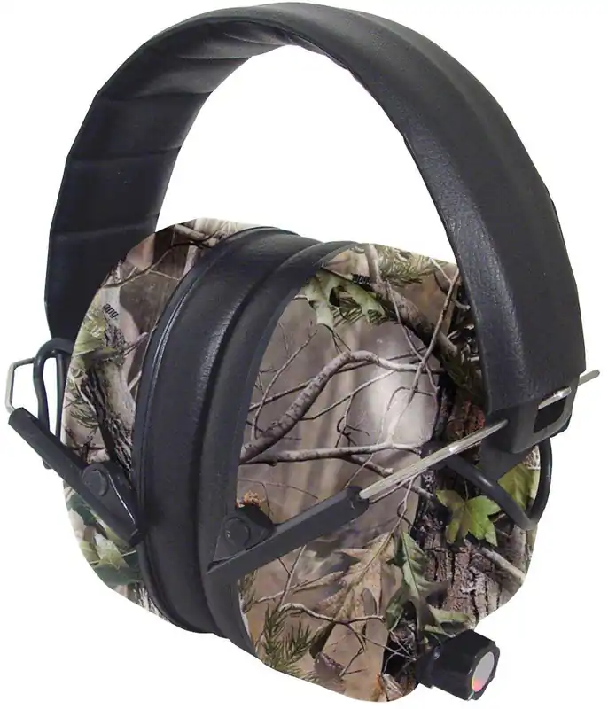 Radians 430EHP4UCS 430 Electronic Muff 27 dB Over the Head Camo Ear Cups w/Black Band