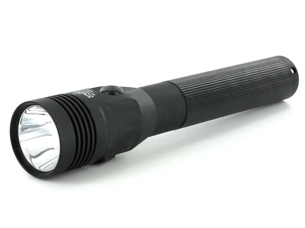 Streamlight 75432 Stinger LED HL 800/400/200 Lumens C4 LED Aluminum Black 3 Cell Sub-C NiMH 3.6V with 12V DC Smart Charger