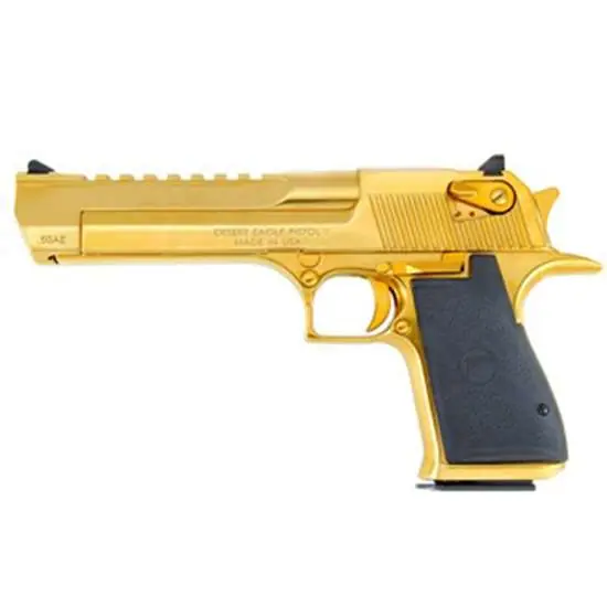 MR DE MKXIX 50AE 6 TITANIUM GOLD BLEM