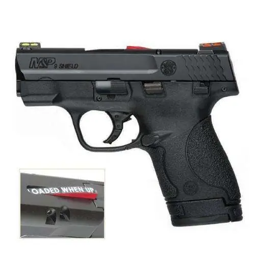 M&P 9 SHIELD HI VIZ FIBER OPTIC SIGHTS CA COMPLIANT - Used