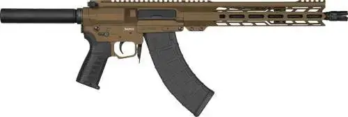 CMMG PISTOL BANSHEE MK47 7.62X 39MM 12.5"30RD RIPBRACE BRONZE