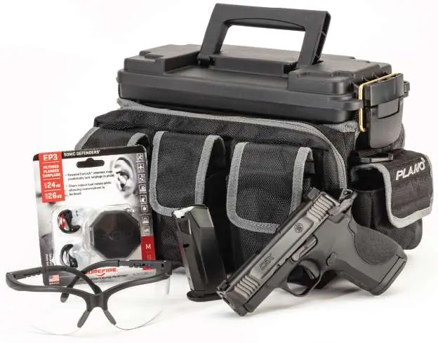 S&W CSX 9mm w/Plano X2 Range Bag, Eye Pro, Ear Pro