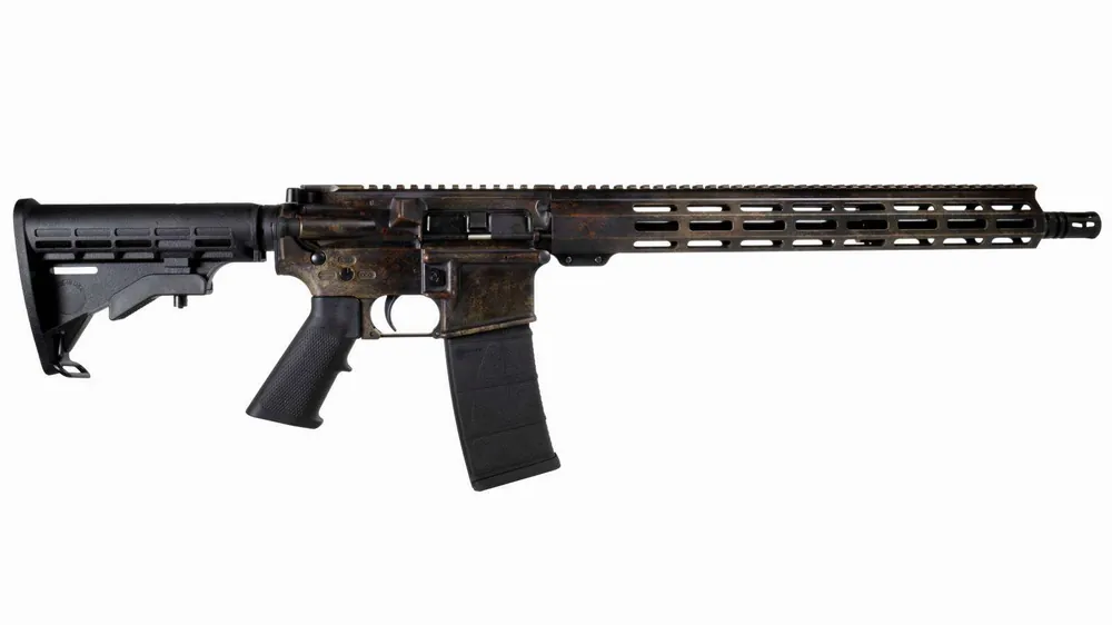 SHARK COAST TACTICAL AR15 CERAKOTE 5.56 .223 16IN BBL RUST