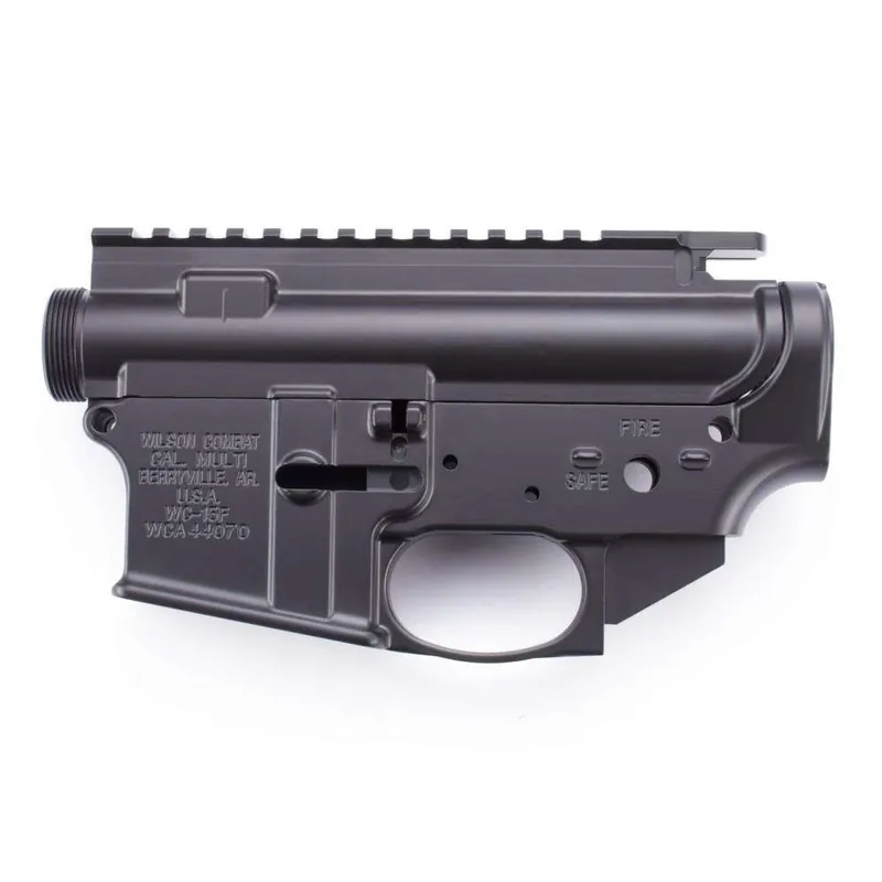 AR15 Receiver Set Lower/Upper Matched Set Forged Closed Triggerguard BLK
