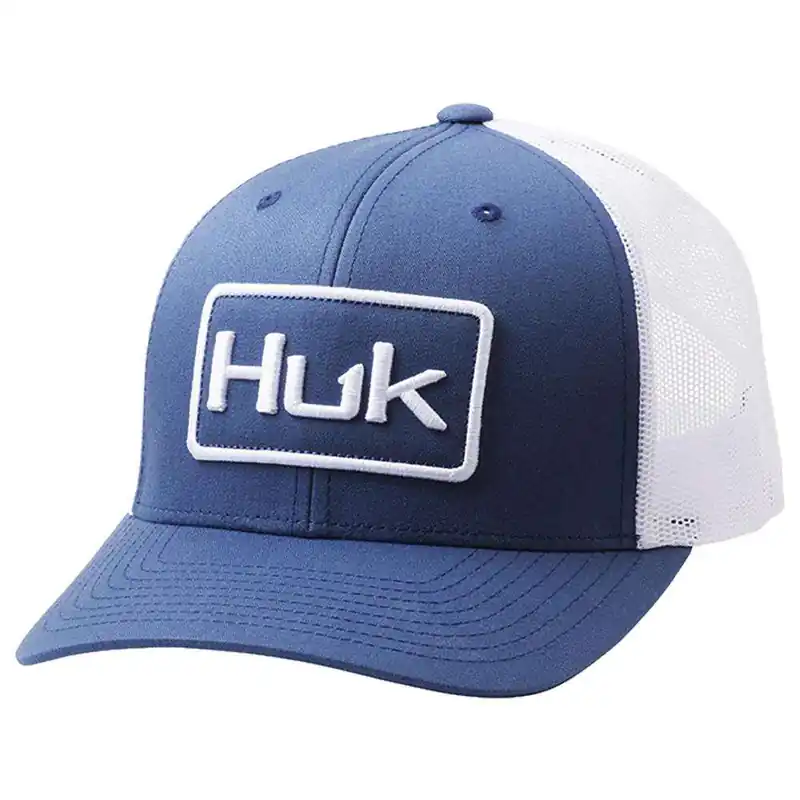 HUK LOGO STRETCHBACK TRUCKER SARGASSO SEA LXL
