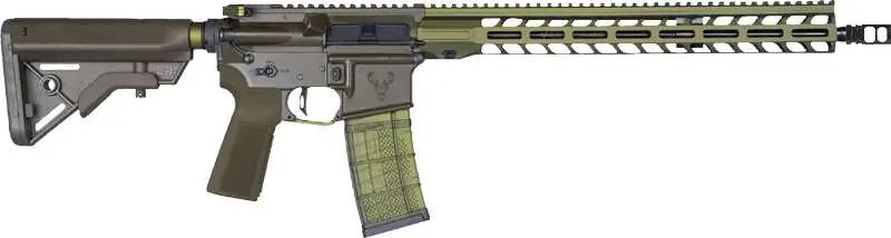 STAG 15 SPECTRM 1 5.56 16" 30 RD VARIOUS SHADES OF ODG RH V2