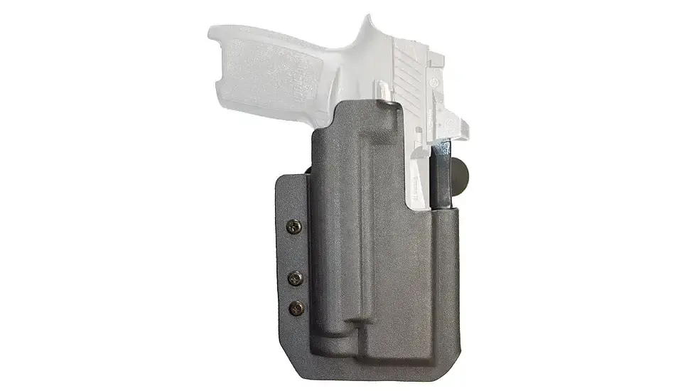 COMP-TAC INTERNATIONAL OWB KYDEX MODULAR MOUNT GLOCK 17 GEN 1-4 RH W/ TLR1/2BLACK