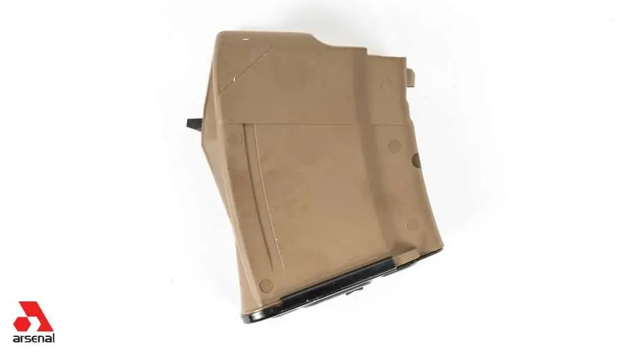 ARSENAL M-47US5FDE 7.62X39MM 5RD AK47 SMOOTH PATTERN MAGAZINE FDE POLYMER USA MADE