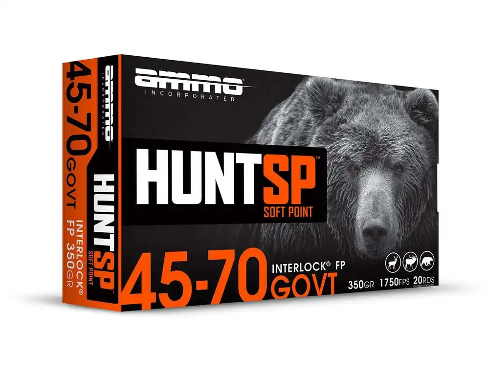 AMMO INC HUNTSP AMO 45-70 GOVT 350GR INTERLOCK SP 20RD