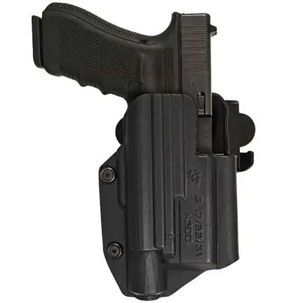 COMP-TAC INTERNATIONAL OWB KYDEX MODULAR MOUNT GLOCK 17 GEN 1-4 LH W/ TLR1/2BLACK