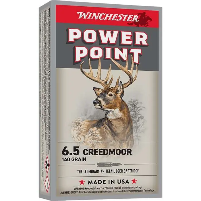 WINCHESTER SUPER-X RIFLE AMO 6.5 CREEDMOOR 140GR PP 20RD