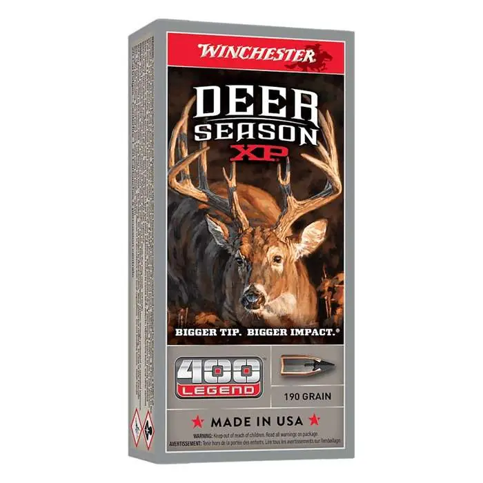 WINCHESTER DEER SEASON AMO 400 LEGEND 190GR XP 20RD