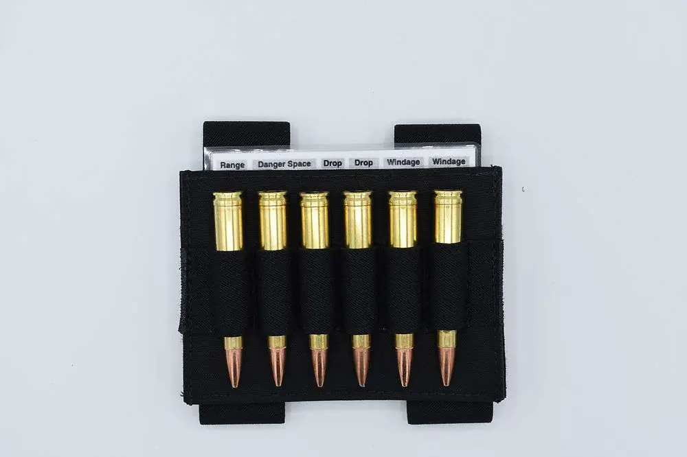 TAC SHEILD PRECISION RIFLE STOCK SHELL HOLDER BLACK 8 SHELLS