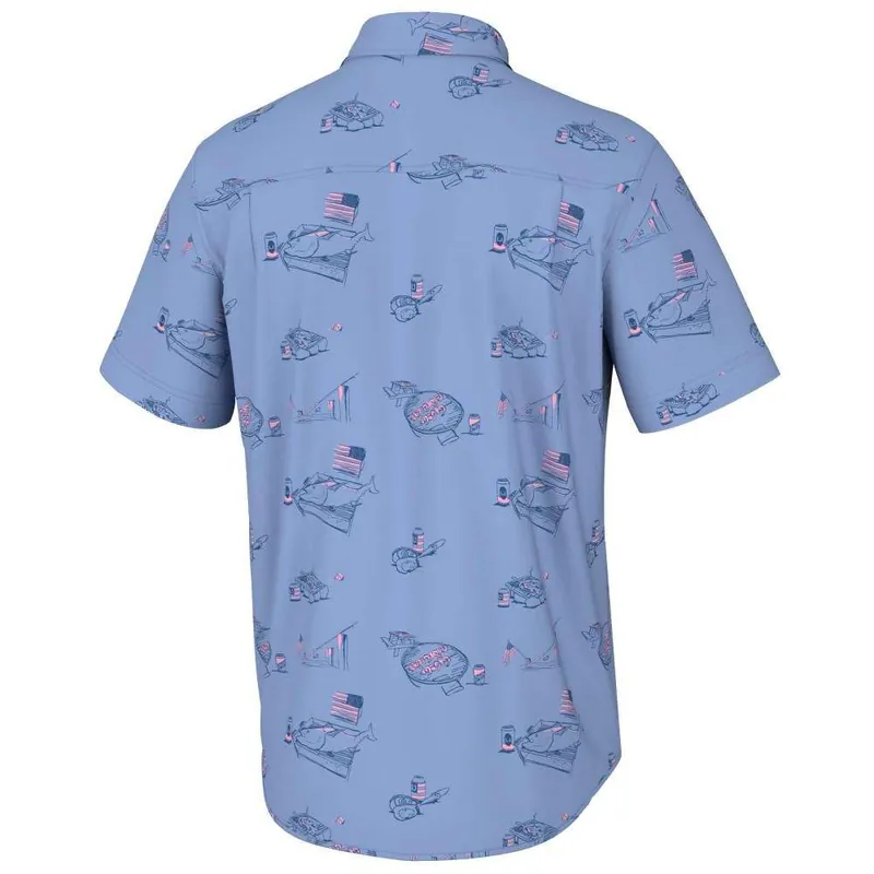 HUK AMERICOOKIN KONA QUIET HARBOR SS XXL