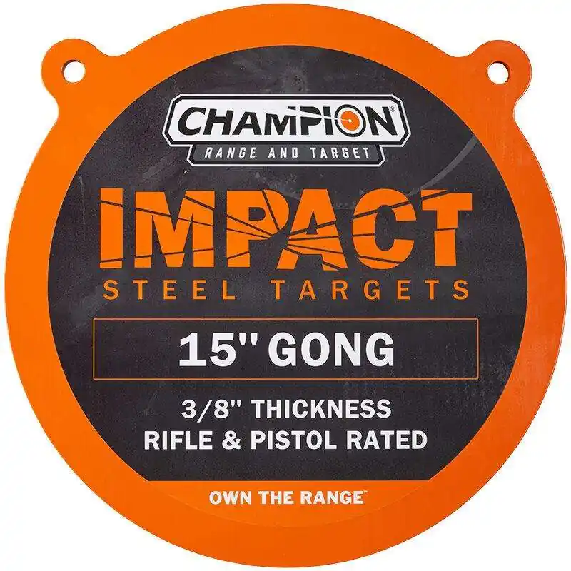 Impact Steel 15" Gong Rifle Rated Sticker