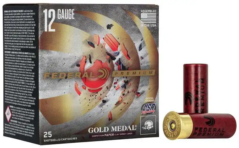 CASE OF 10 AMMO 12GA 2-3/4IN 1OZ 7.5 LEAD 25/BX